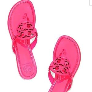 Tory Burch Miller Hot Pink Sandals